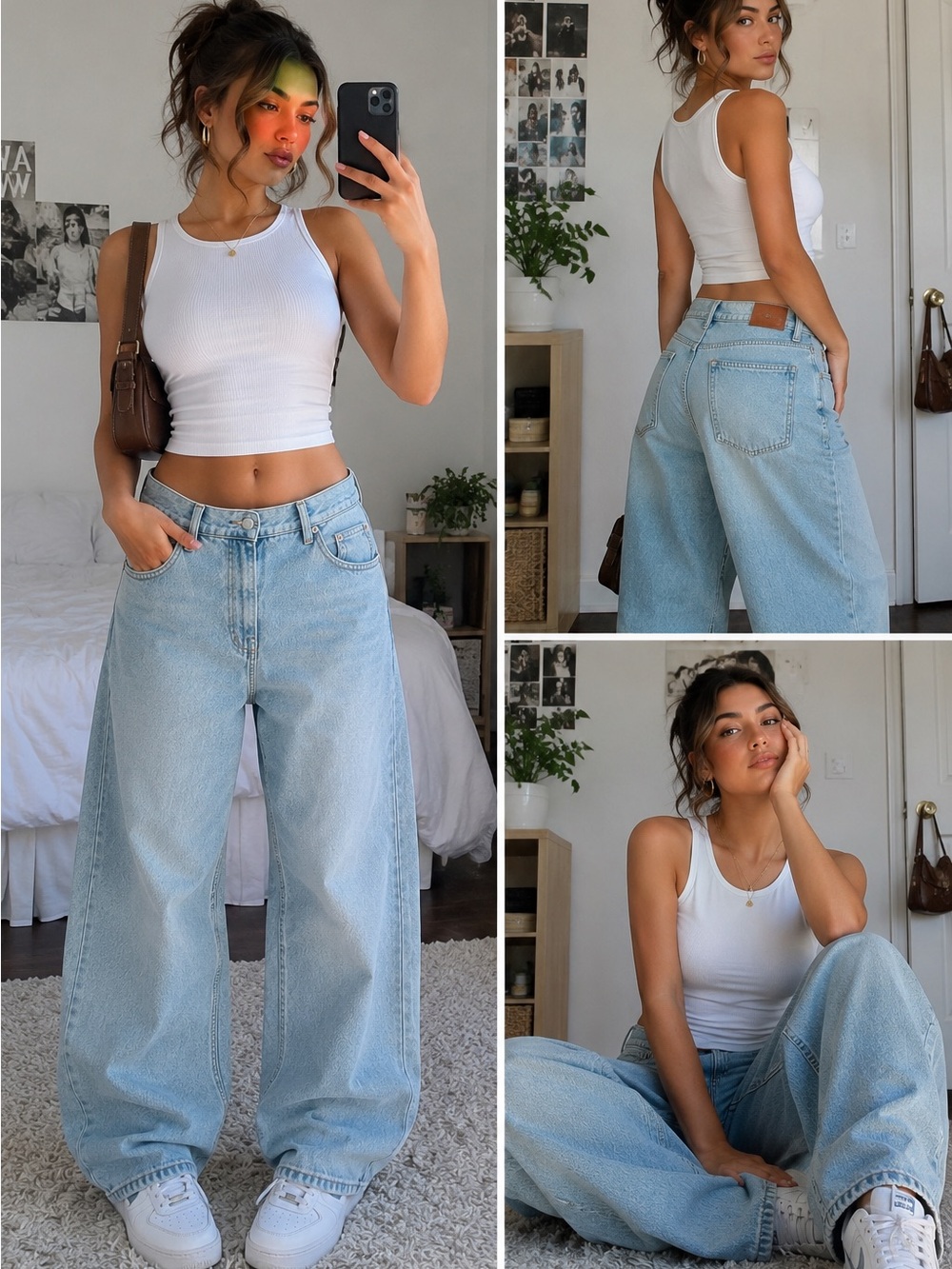 Madewell Balloon Jeans Size 27 Light Wash High Rise Cropped Denim
